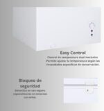VOK Congelador horizontal - VOK EVF-194CDEW, Capacidad 194 l, Función dual, Cerradura, 83,5 cm, Blanco - Imagen 8