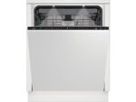 Beko Lavavajillas integrable - Beko BDIN38644D, 16 Servicios, 8 Programas, 60 cm, Tercera bandeja, CornerIntense, DeepWash, Sin panelar