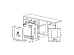 Beko Lavavajillas integrable - Beko BDIN38644D, 16 Servicios, 8 Programas, 60 cm, Tercera bandeja, CornerIntense, DeepWash, Sin panelar - Imagen 2
