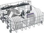 Beko Lavavajillas integrable - Beko BDIN38644D, 16 Servicios, 8 Programas, 60 cm, Tercera bandeja, CornerIntense, DeepWash, Sin panelar - Imagen 5