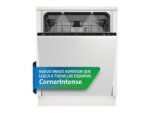 Beko Lavavajillas integrable - Beko BDIN38644D, 16 Servicios, 8 Programas, 60 cm, Tercera bandeja, CornerIntense, DeepWash, Sin panelar - Imagen 8