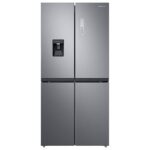 Samsung Frigorífico americano - Samsung RF48A401EM9/EF, Twin Cooling Plus, 179.3 cm, 488 l, Dispensador de agua, Twist Ice maker, Inox