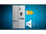 Cecotec Frigorífico americano - Cecotec Bolero CoolMarket SBS 559 Inox E, Total No Frost, 177 cm, 559 l, Inverter, Multi Air Flow, Dispensador de agua - Imagen 8