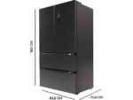 Cecotec Frigorífico americano - Cecotec Bolero CoolMarket FD 510 Dark E, Total NoFrost, 183 cm, 510 l, Metal Cooling, MultiAirFlow, Dark - Imagen 4