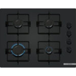 BOSCH Placa de gas - BOSCH Serie 2 POP6B6K30, 4 zone(s) zonas, 590 mm, Negro