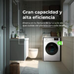 EVVO Lavadora carga frontal - EVVO Terra N7, 7 kg, 1400 rpm, 16 programas, Blanco - Imagen 2