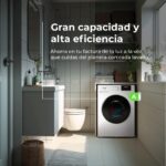 EVVO Lavadora carga frontal - EVVO Terra N10, 10 kg, 16 programas, Blanco - Imagen 2
