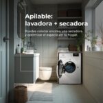 EVVO Lavadora carga frontal - EVVO Terra N10, 10 kg, 16 programas, Blanco - Imagen 3