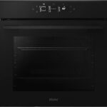 Haier Horno - Haier ID Series 4 H6 ID46G3HTB, Multifunción, Limpieza por agua, 78 l, Guías telescópicas, 18 funciones, 60 cm, Negro