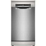 Bosch Lavavajillas - Bosch SPS4EMI61E, Serie 4, 10 servicios, 6 programas, 45 cm, Tecnología Active Water, Home Connect, Inox