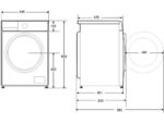 ok Lavadora carga frontal - ok. OWM 7123 A INV, 7 kg, 1400 rpm, 15 Programas, Motor Inverter, Función vapor, Blanco - Imagen 7