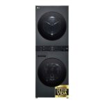 LG Lavadora secadora - LG WT1210BBF, Torre de lavado 12/10 kg, TurboWash™, Smart Pairing™, Inox grafito