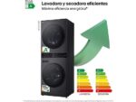 LG Lavadora secadora - LG WT1210BBF, Torre de lavado 12/10 kg, TurboWash™, Smart Pairing™, Inox grafito - Imagen 5