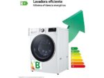 LG Lavadora carga frontal - LG F0P3CYV2W, 20 kg, 1000 rpm, 14 programas, TurboWash™ 360˚, Steam™, Blanco - Imagen 3