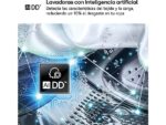 LG Lavadora carga frontal - LG F0P3CYV2W, 20 kg, 1000 rpm, 14 programas, TurboWash™ 360˚, Steam™, Blanco - Imagen 5