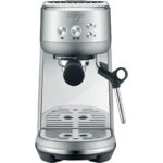 Sage Cafetera express - Sage Bambino SES450BSS4EEU1, 9 bar, Calentamiento ThermoJet, Tamaño Compacto, Acero Inoxidable