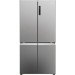 Haier Frigorífico americano - Haier Cube 90 Series 5 HCR5919ENMP, No Frost, 190 cm, 528 l, My Zone, Antibacterias, Inox Platino