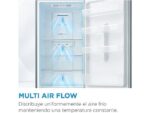 Midea Frigorífico combi - Midea MDRB380FGE01A, No Frost, 180 cm Altura, 270 l, Control Electrónico, 4 Estrellas, Blanco - Imagen 6