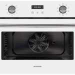 Infiniton Horno - Infiniton 40ACW0, Multifunción,45 l, 2800 W, 9 funciones, 59.4 cm, Acabado Cristal blanco