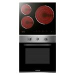 Infiniton Pack Horno + Encimera - Infiniton HV-CB65H30, Multifunción, Grill, 65 l, Vitrocerámica, 3 Zonas , Acristalamiento triple, Inox