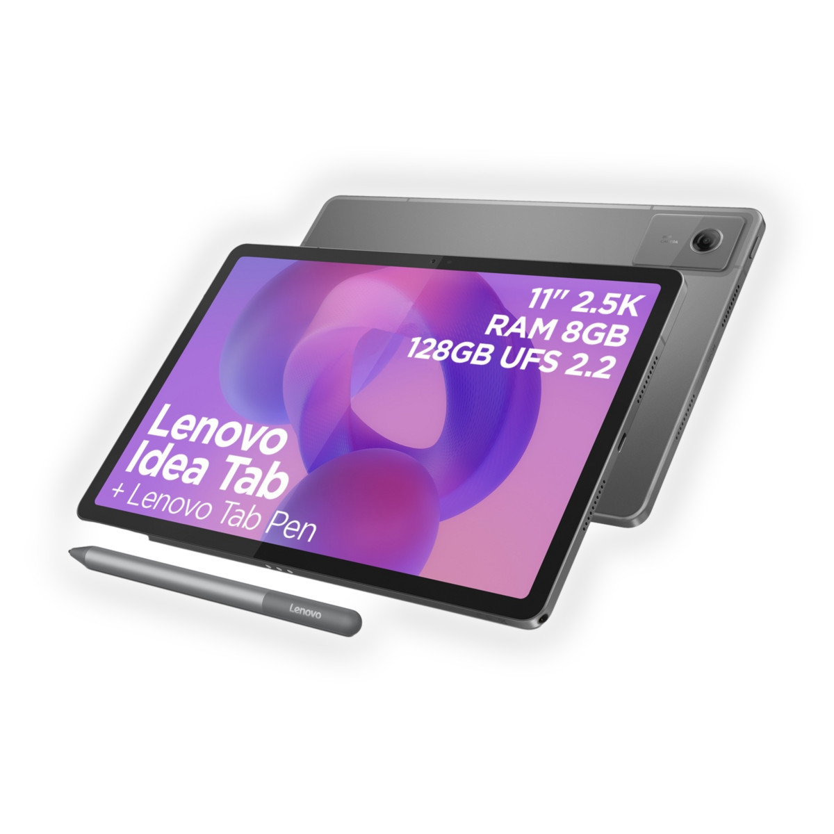 158002073_1 LENOVO ZAFR0405SE, 128 GB, Gris, 11 " WQXGA+, 8 GB RAM, MediaTek, Tablet Android - Imagen 1