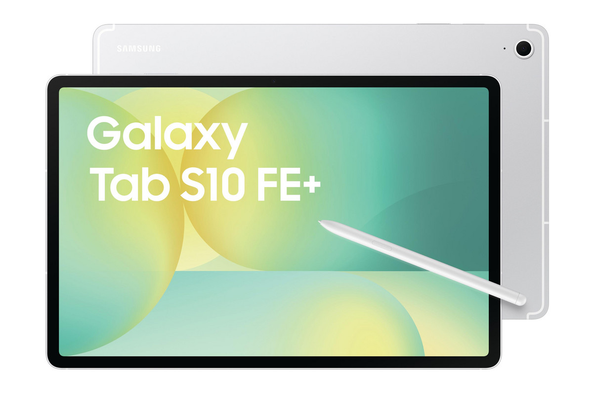 158002279_1 SAMSUNG Galaxy Tab S10 FE+, 256 GB, Plata, 13,1 " WQXGA+, 12 GB RAM, Exynos 1580 (4 nm), Tablet Android - Imagen 1
