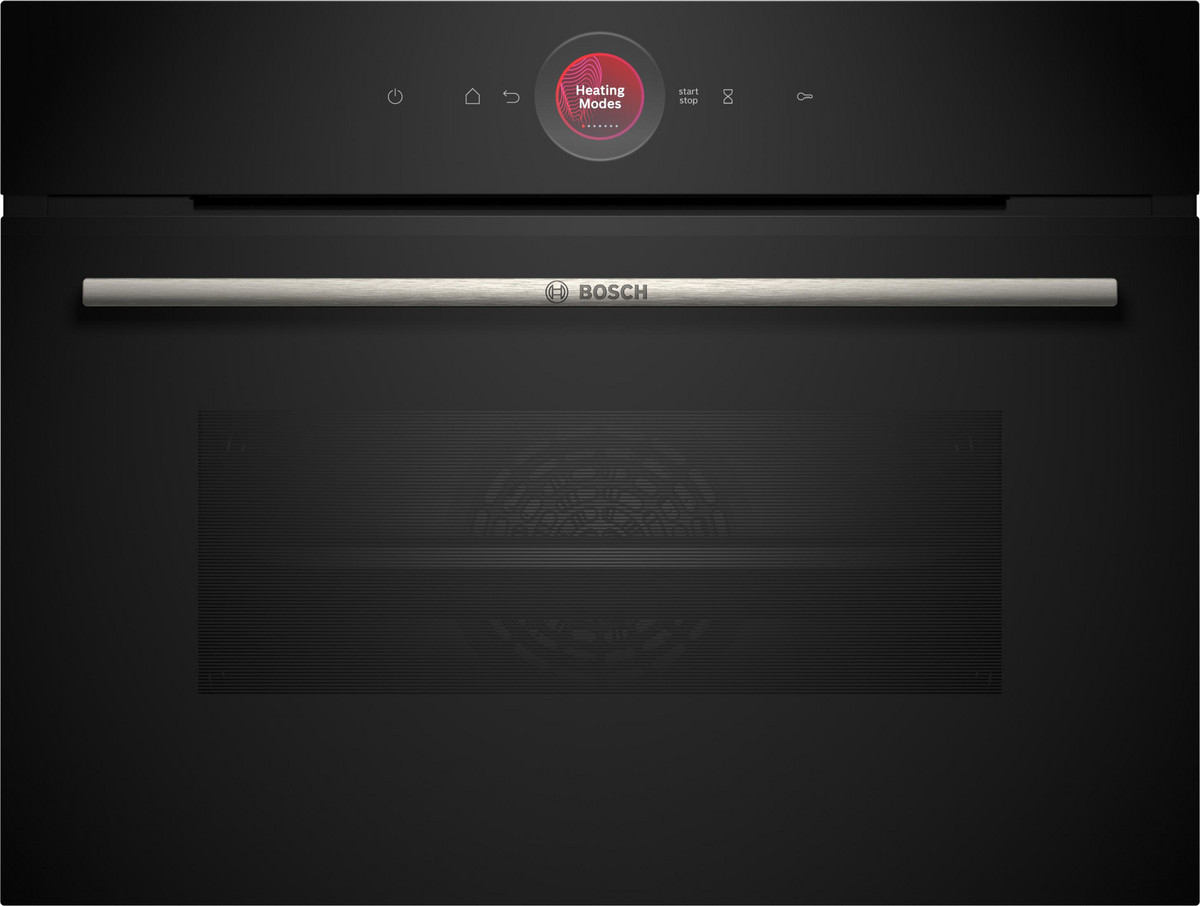 158021982_1 BOSCH Horno compacto - BOSCH CBG7341B1, Integrable, Hidrolítica, 47 l, 59,4 cm, negro - Imagen 1
