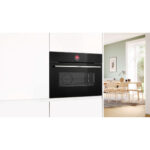 BOSCH Horno compacto - BOSCH CBG7341B1, Integrable, Hidrolítica, 47 l, 59,4 cm, negro - Imagen 4