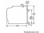 Balay Horno - Balay 3HB4841X3, Serie Acero, Multifunción, Pirolítico e hidrolítico, 71 l , AutoChef 10 recetas , Raíles Comfort, 60 cm, Inox - Imagen 6