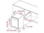 Teka Lavavajillas integrable - Teka DFI 46650, 12 Servicios, 5 Programas, Ancho 59.8 cm, Sin panelar - Imagen 2