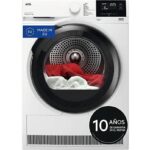 AEG Secadora bomba de calor - AEG TR719G4PB, 9 kg, 10 programas, MixDry, Display LED, Blanco