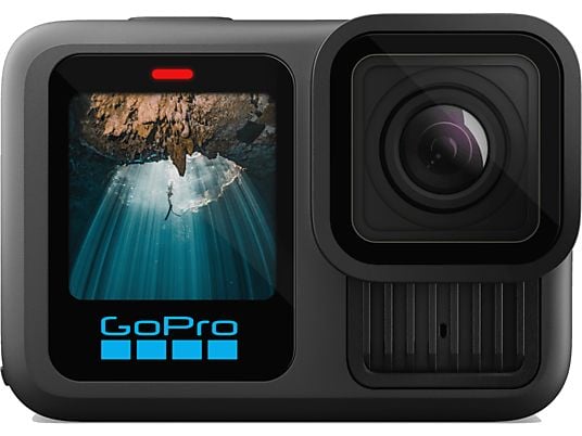 1581058_1 GoPro Cámara deportiva - GoPro Hero 13 Black, HyperSmooth 6.0, 5.3 K, 27 megapíxeles, Autonomía 2.5 h, HDR, Sumergible hasta 10m, Cámara lenta, Negro - Imagen 1