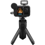 GoPro Cámara deportiva - GoPro Hero 13 Black Creator Edition, HyperSmooth 6.0, 5.3K, 27 MP, Autonomía 4.5 h, HDR, Sumergible 10m, Cámara lenta, Negro