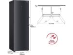 LG Congelador vertical - LG GFM61MCCSF, 324 l, 186 cm, No Frost, LinearCooling™, Negro - Imagen 3