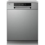 Fagor Lavavajillas - Fagor 4LVF-623X, 12 Servicios, 6 Programas, 59.8 cm Ancho, Bloqueo Infantil, Autolimpiado, Media Carga, Inox