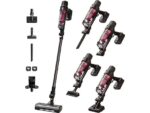 Rowenta Aspirador escoba - Rowenta RH6A75WO X-Pert 7. 60 Animal Care, 140 W, 0.44 L, 45 min, Ligera, Multisuperficie, Especial mascotas, Rojo
