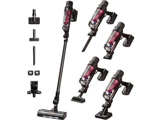 1582131_1 Rowenta Aspirador escoba - Rowenta RH6A75WO X-Pert 7. 60 Animal Care, 140 W, 0.44 L, 45 min, Ligera, Multisuperficie, Especial mascotas, Rojo - Imagen 1