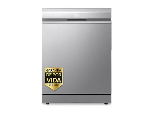1582772_1 LG Lavavajillas - LG DF587HVS, 10 servicios, 10 programas, 60 cm, Lavado a vapor, Acero antihuellas - Imagen 1