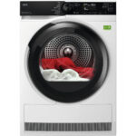 AEG Secadora bomba de calor - AEG Serie 8000 AbsoluteCare TR839T4PBCP, 9 kg, Blanco