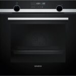 Siemens Horno - Siemens HB578GES3, Serie IQ500, Multifunción, Pirolítico e hidrolítico, 71 l, Humid Clean, PerfectCooking 3D, 60 cm, Negro