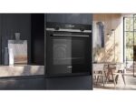 Siemens Horno - Siemens HB578GES3, Serie IQ500, Multifunción, Pirolítico e hidrolítico, 71 l, Humid Clean, PerfectCooking 3D, 60 cm, Negro - Imagen 5