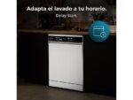 Cecotec Lavavajillas - Cecotec Bolero Aguazero 6210 D, 15 cubiertos, 14 programas, 60 cm, Tercera bandeja, Pantalla FullColor XXL, Dual Zone Wash, Whi - Imagen 8
