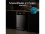 Cecotec Lavavajillas - Cecotec Bolero Aguazero 6210 Dark D, 15 cubiertos, 14 programas, 60 cm, Tercera bandeja, Pantalla FullColor XXL, Dual Zone Wash - Imagen 7