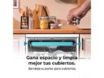 Cecotec Lavavajillas - Cecotec Bolero Aguazero 6700 B, 15 cubiertos, 14 programas, Motor Inverter Plus, Clase B, Pantalla FullColor XXL, 60 cm, White - Imagen 8