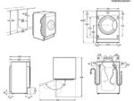 AEG Lavadora secadora integrable - AEG LWN7E8636F, 8Kg + 4kg, 1600 rpm, 15 programas, Función Vapor, Sin panelar - Imagen 2