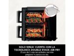 Ninja Freidora de aire - Ninja SL300EU, 2470 W, 7.6 l dividido en 2 bandejas, Negro - Imagen 2