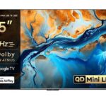 Xiaomi TV Mini LED 75" - Xiaomi TV S Mini LED 75 2025, UHD 4K, Smart TV con Google, 144 Hz, Gris cepillado