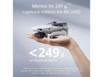 DJI Dron - DJI Mini 4K Fly More Combo, 12 megapixel, 31 min Autonomía, Ideal para Principiantes, 10 km Distancia, Gris - Imagen 3