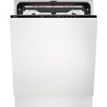 AEG REACONDICIONADO Seminuevo Excelente Lavavajillas integrable - AEG FSE76727P, 14 servicios, 7 programas, 60 cm, GlassCare, Tercera Bandeja, Blanco