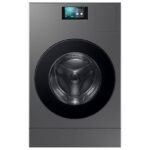 Samsung Lavadora secadora - Samsung WD18DB8995BZT2, 18 kg + 11 kg, 1000 rpm, 22 programas, AI Laundry Combo™, Clase A, Antracita